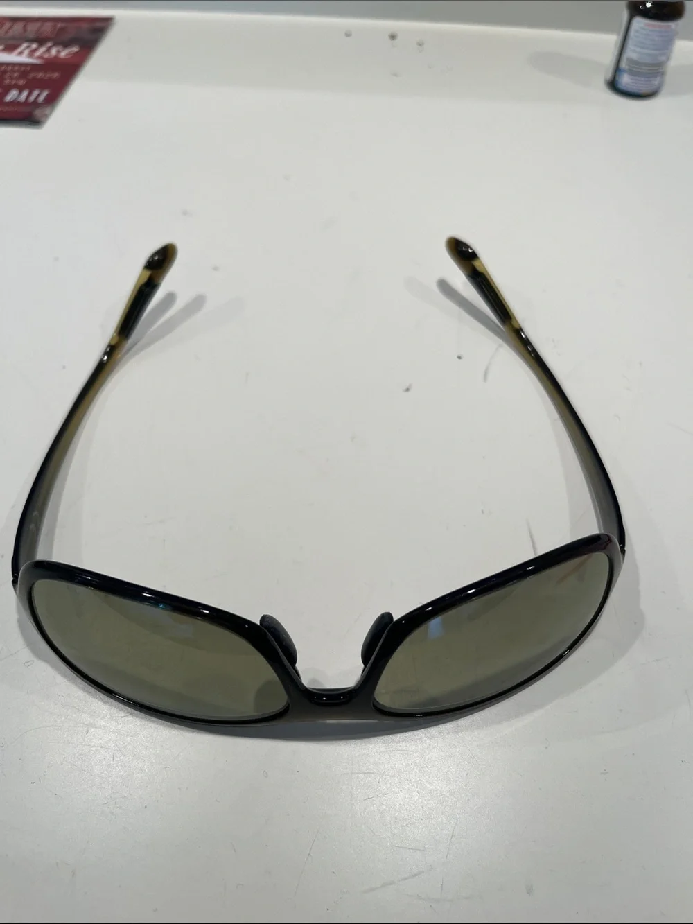 Maui Jim Twin Falls MJ417-15F Sunglasses Frame Only 63/18-128 Olive Tortoise